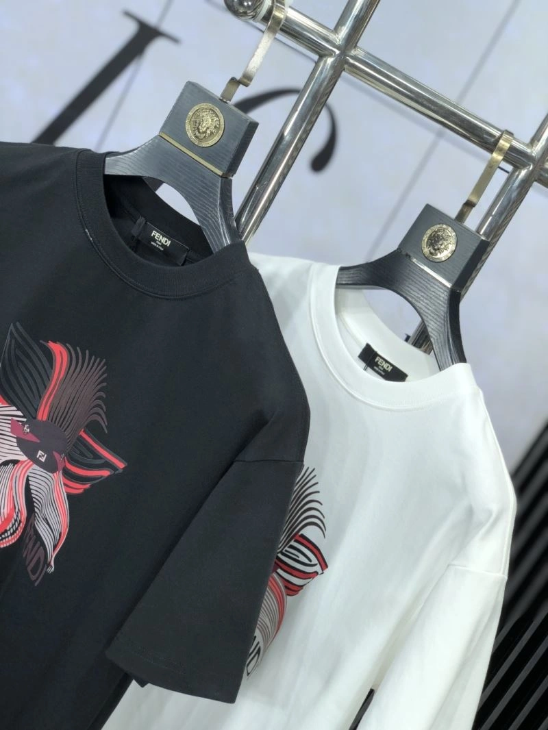 Fendi T-Shirts Stretchable 122835