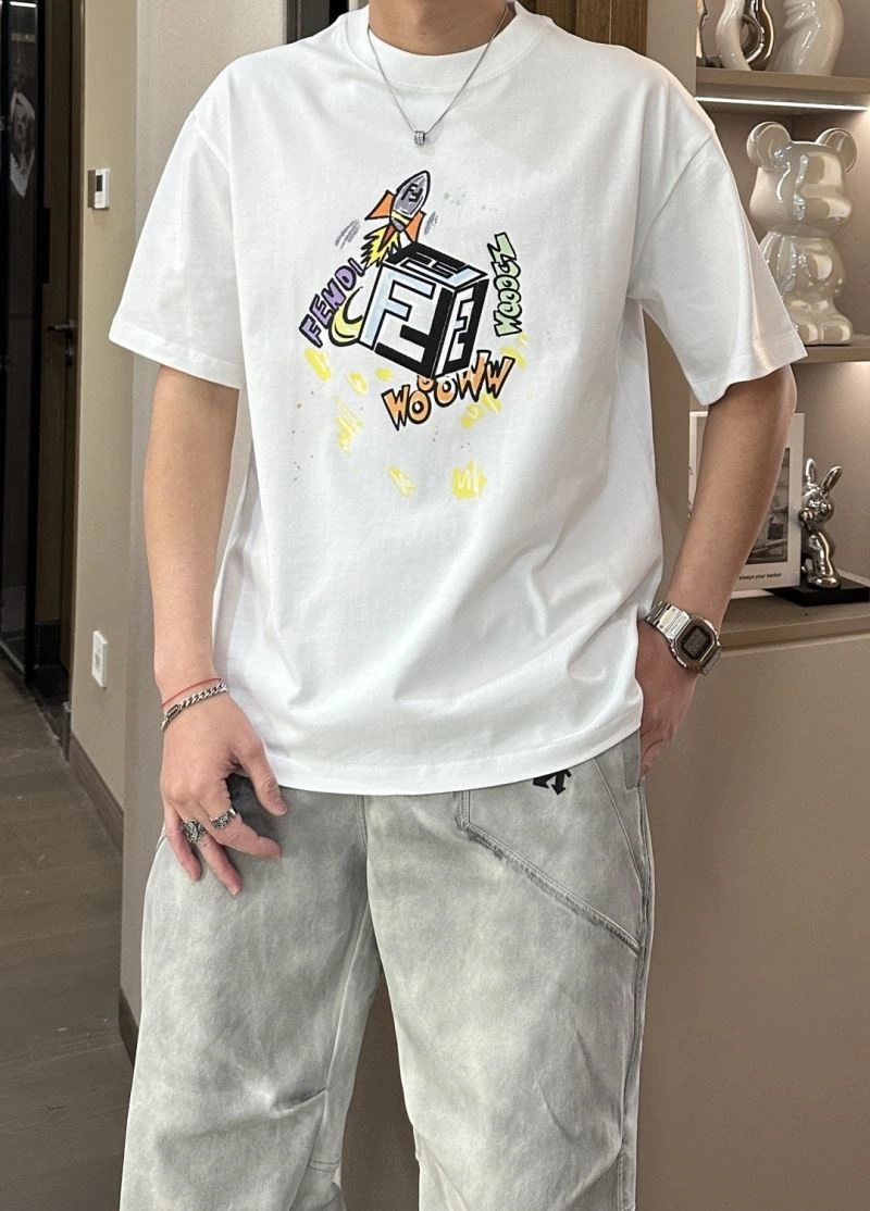 Fendi T-Shirts Stylish 122405