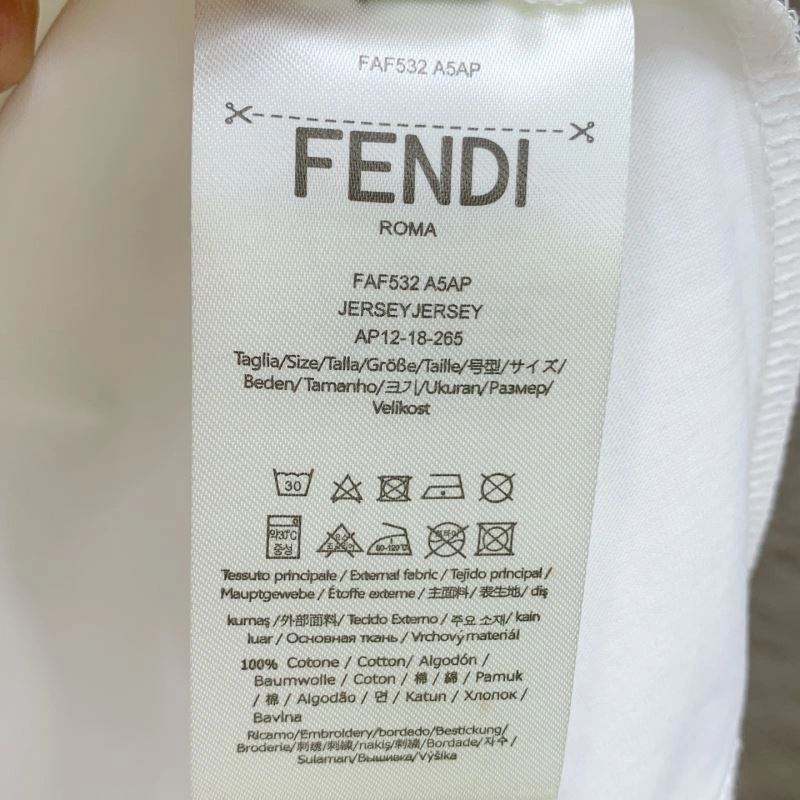 Fendi T-Shirts Stretchable 122338