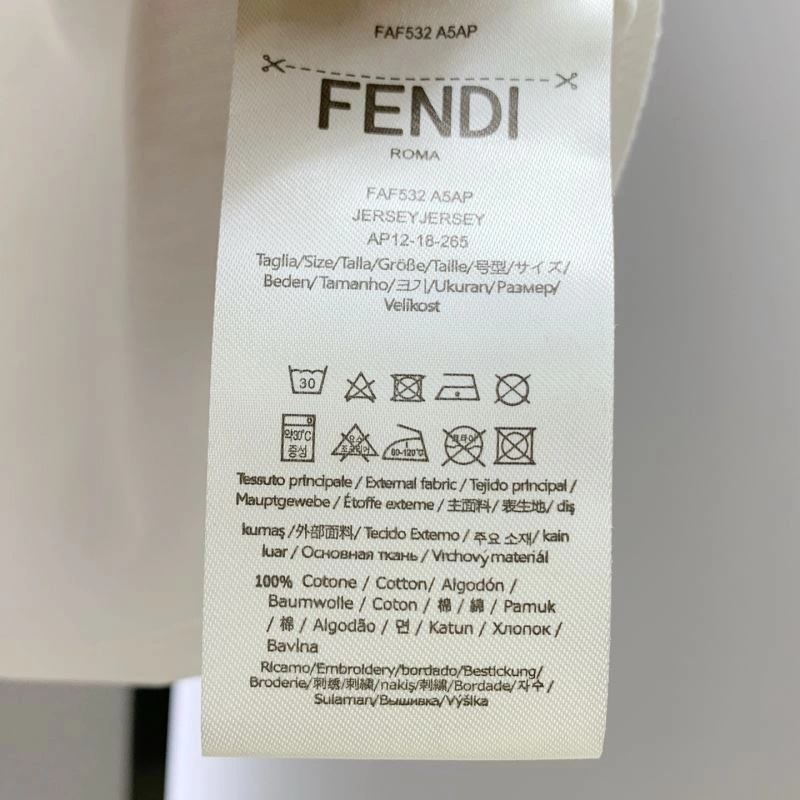 Fendi T-Shirts Refined 122217