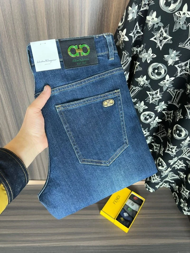 Minimalist Ferragamo Jeans 162817