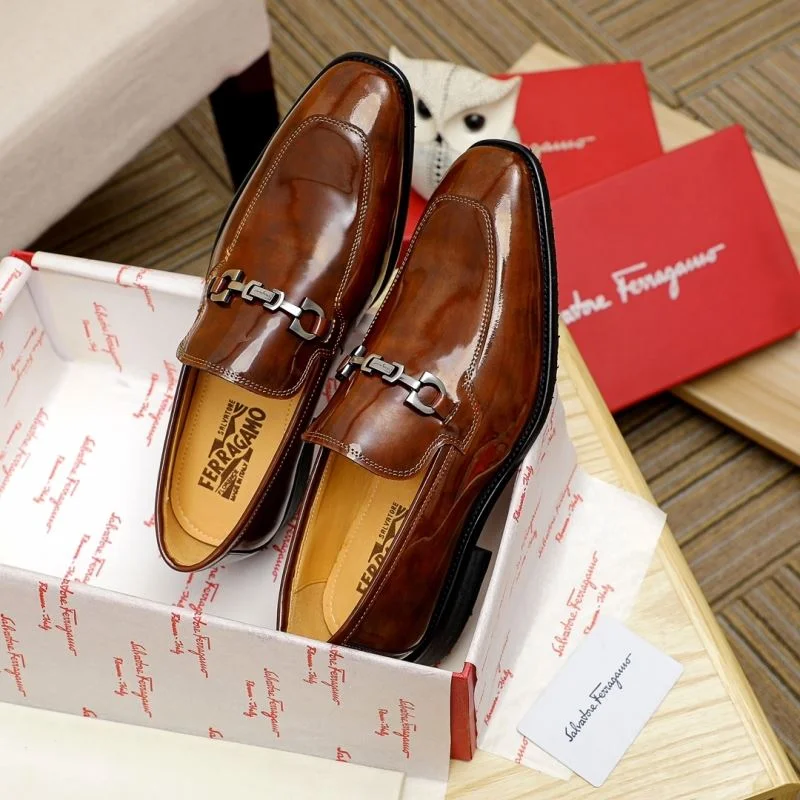 Ferragamo Shoes WaterResistant 4855