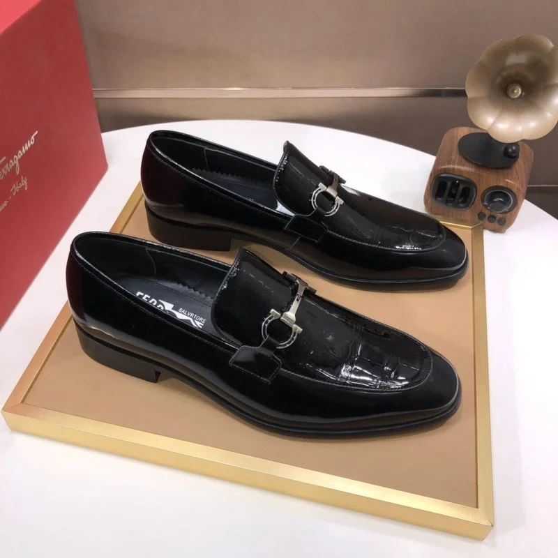 Ferragamo Shoes SmoothTexture 4887