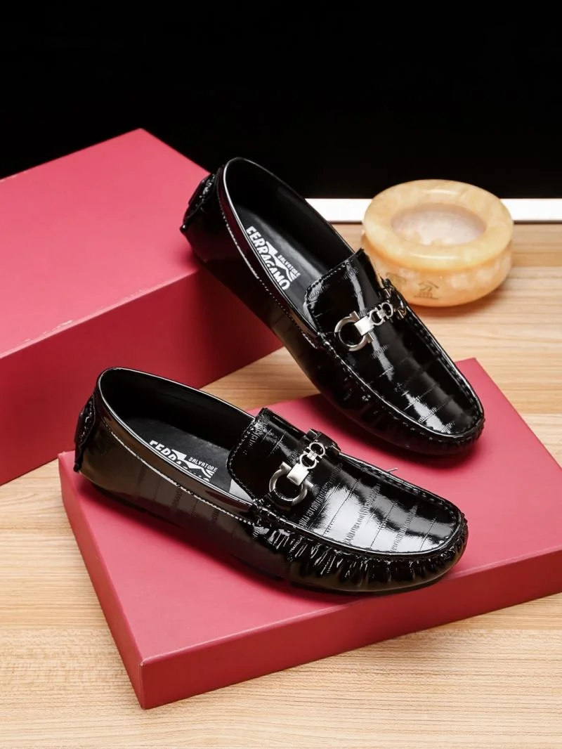 SmoothTexture Ferragamo Shoes 4853