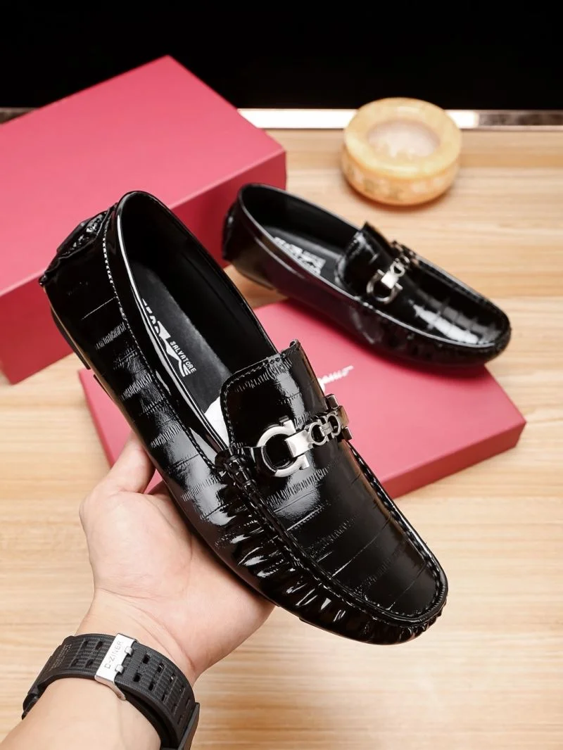 SmoothTexture Ferragamo Shoes 4853