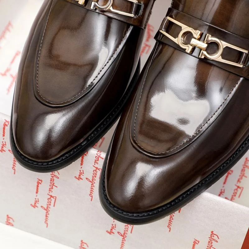 Stretchable Ferragamo Shoes 4717