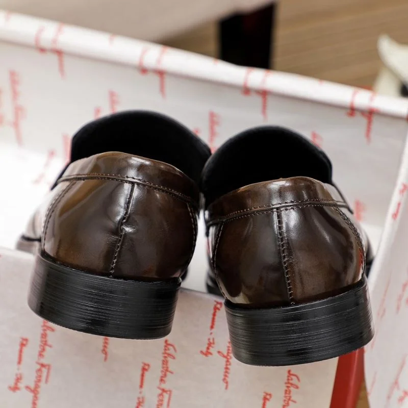 Stretchable Ferragamo Shoes 4717