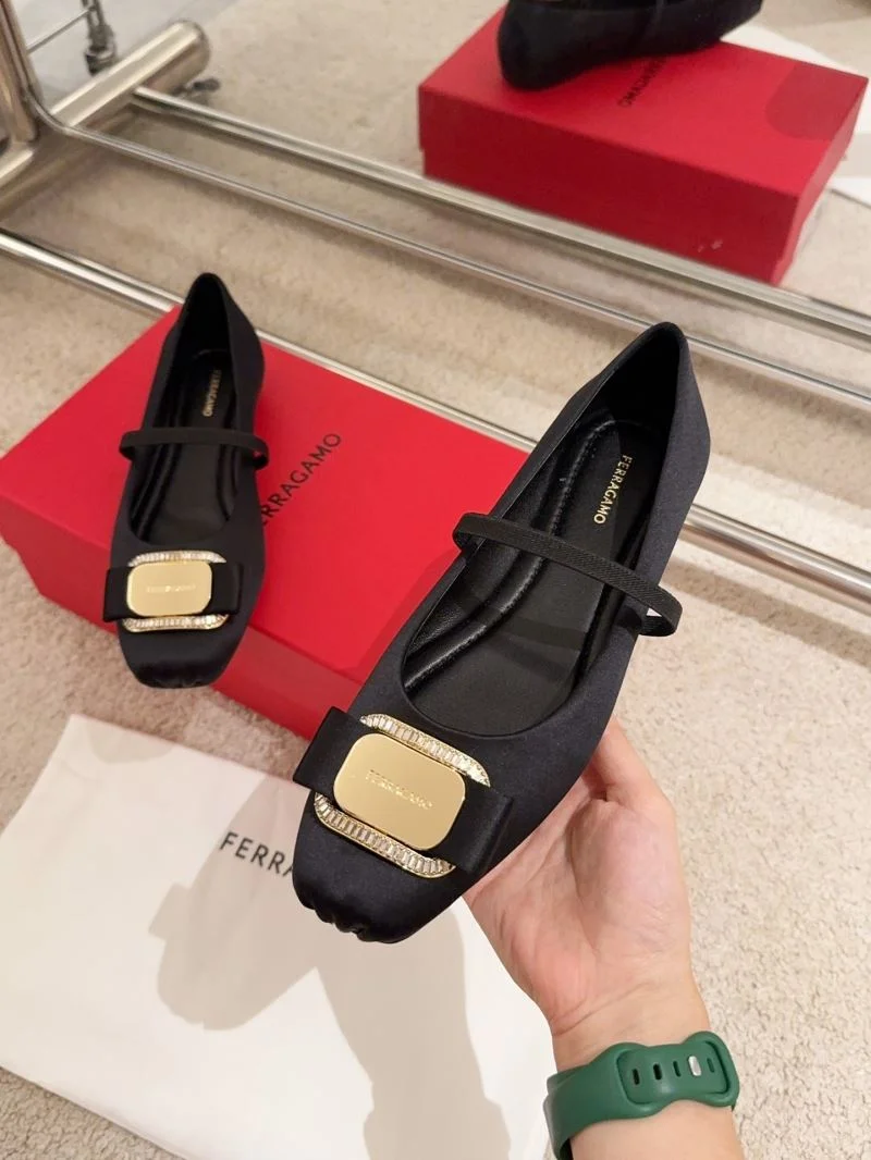 Ferragamo Shoes WaterResistant 12493