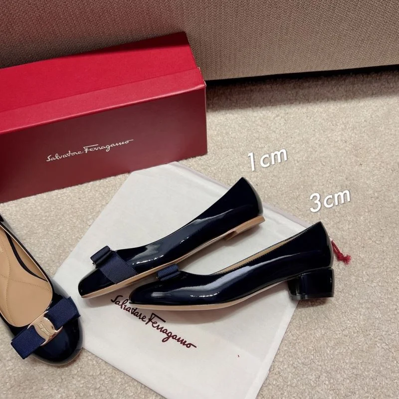 Bright Ferragamo Shoes 12466