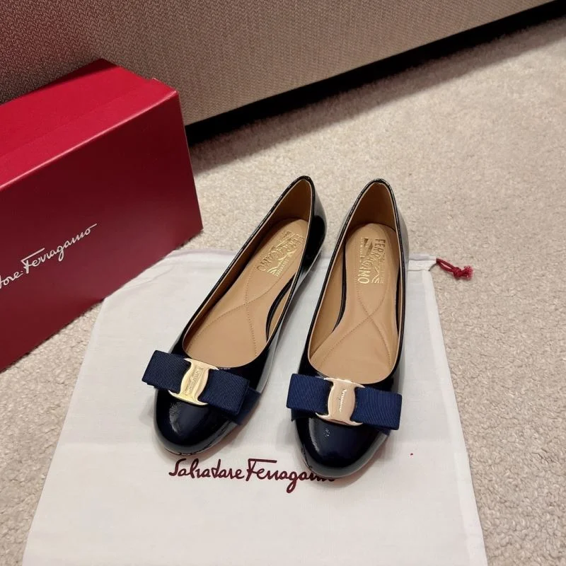 Bright Ferragamo Shoes 12466