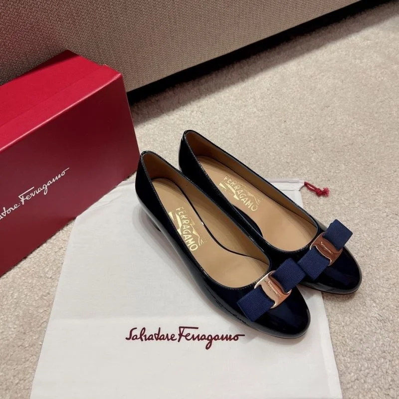 Bright Ferragamo Shoes 12466