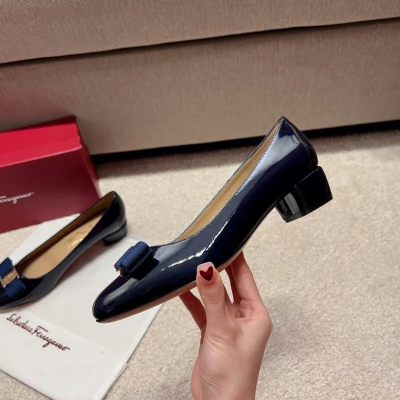 Bright Ferragamo Shoes 12466