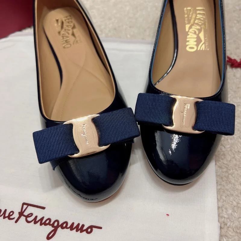 Bright Ferragamo Shoes 12466