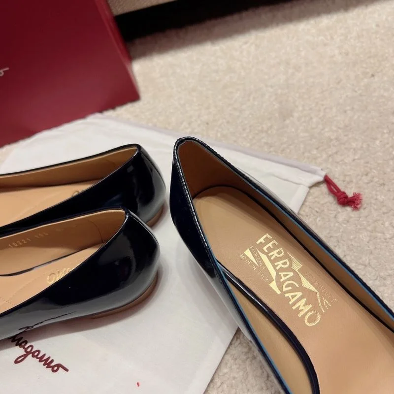 Bright Ferragamo Shoes 12466