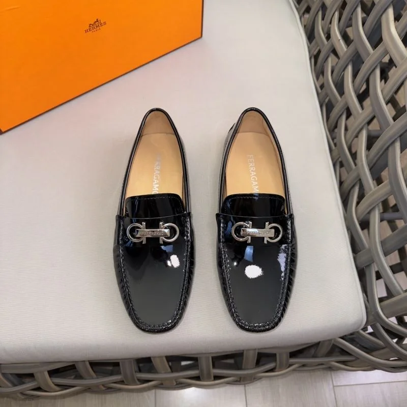 Ferragamo Shoes SmoothTexture 14387