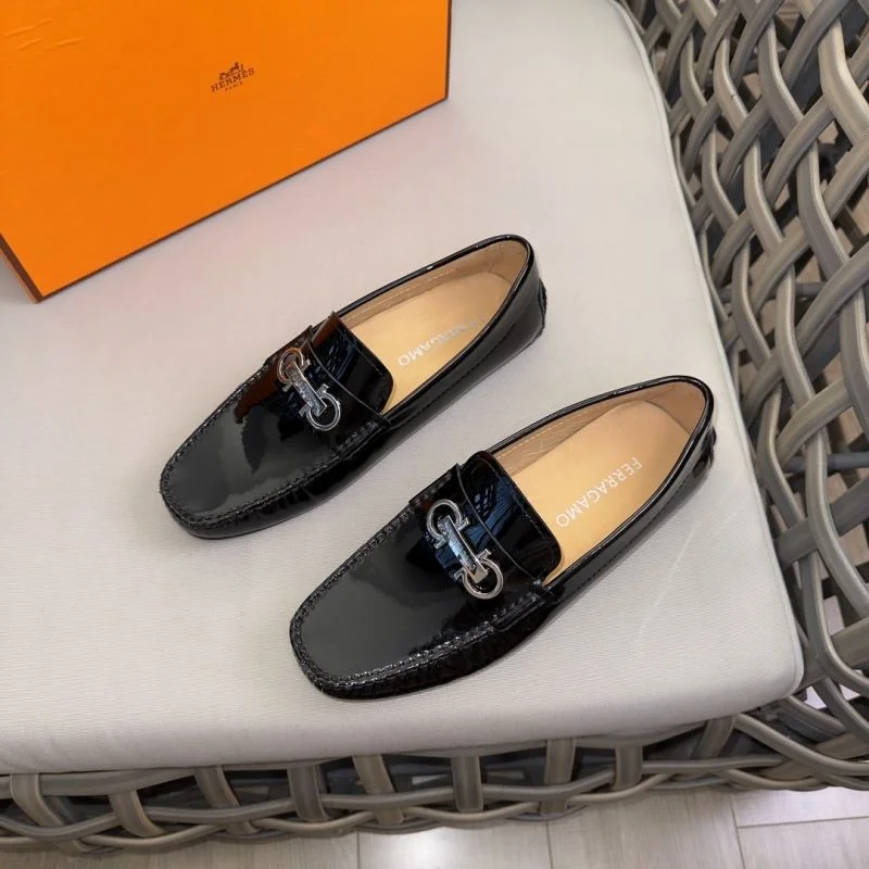 Ferragamo Shoes SmoothTexture 14387