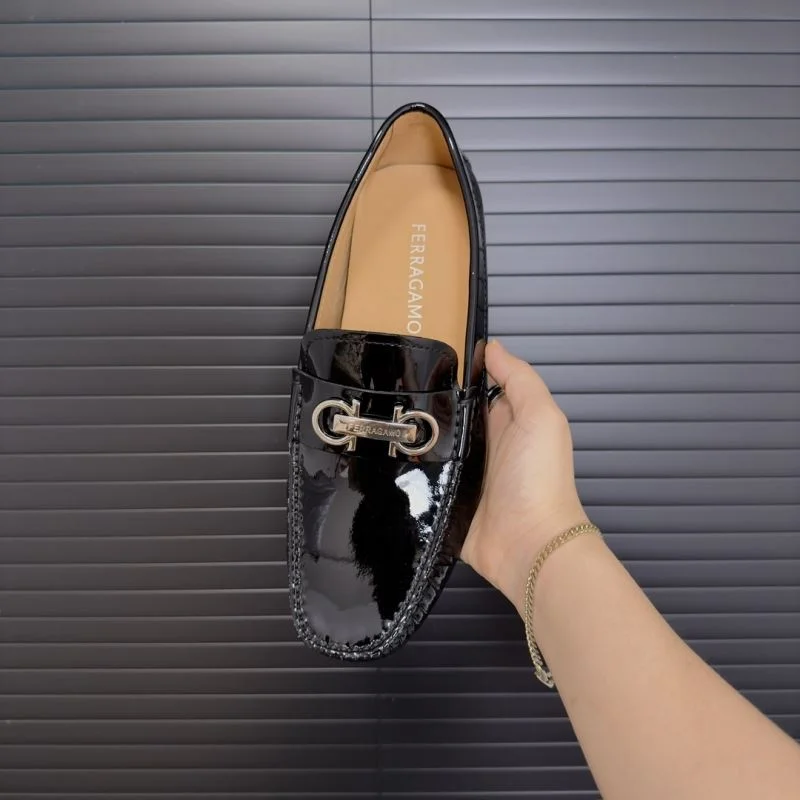 Ferragamo Shoes SmoothTexture 14387