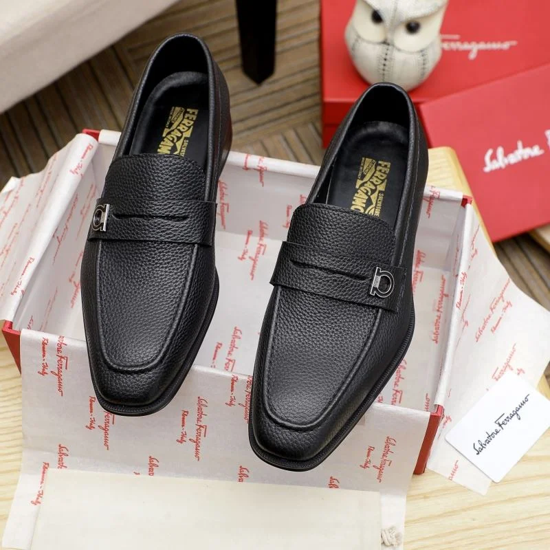 Ferragamo Shoes SmoothTexture 14424