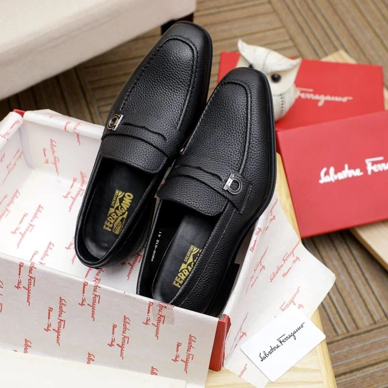Ferragamo Shoes SmoothTexture 14424