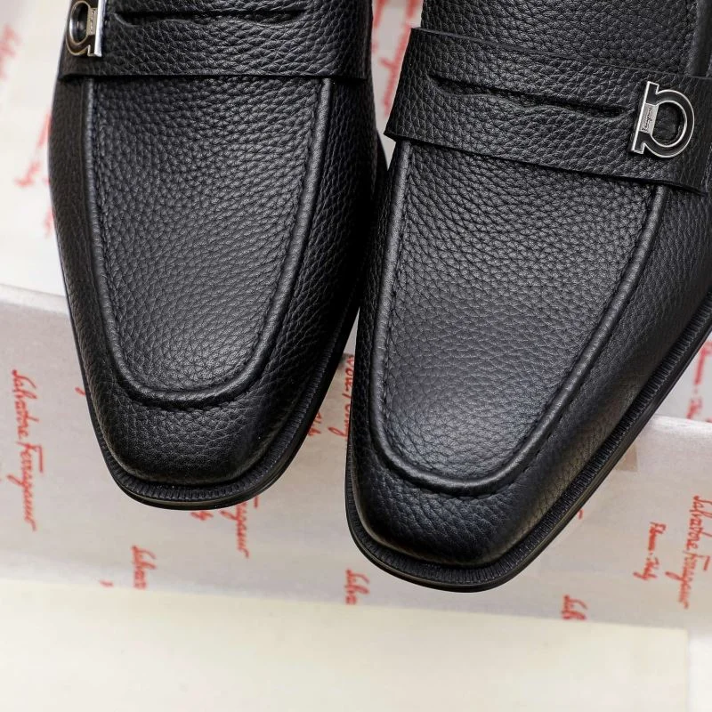 Ferragamo Shoes SmoothTexture 14424