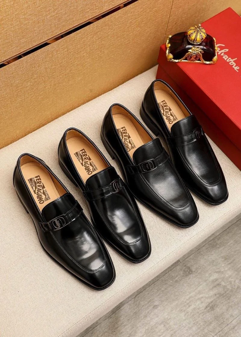 SmoothTexture Ferragamo Shoes 14163