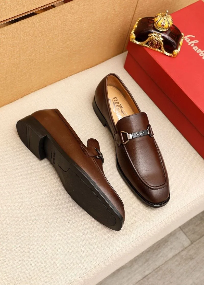 SmoothTexture Ferragamo Shoes 14140