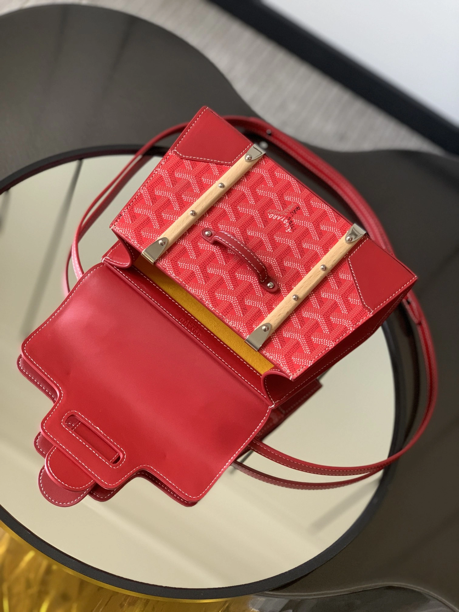 Compact Goyard Top Handle Bags 65033