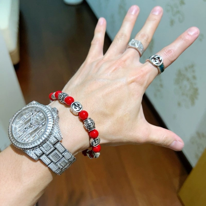 SmoothTexture Gucci Bracelets 243414