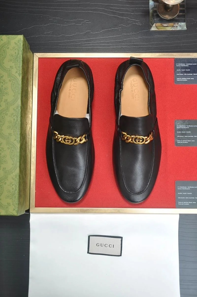 Gucci Business Shoes Breathable 25701