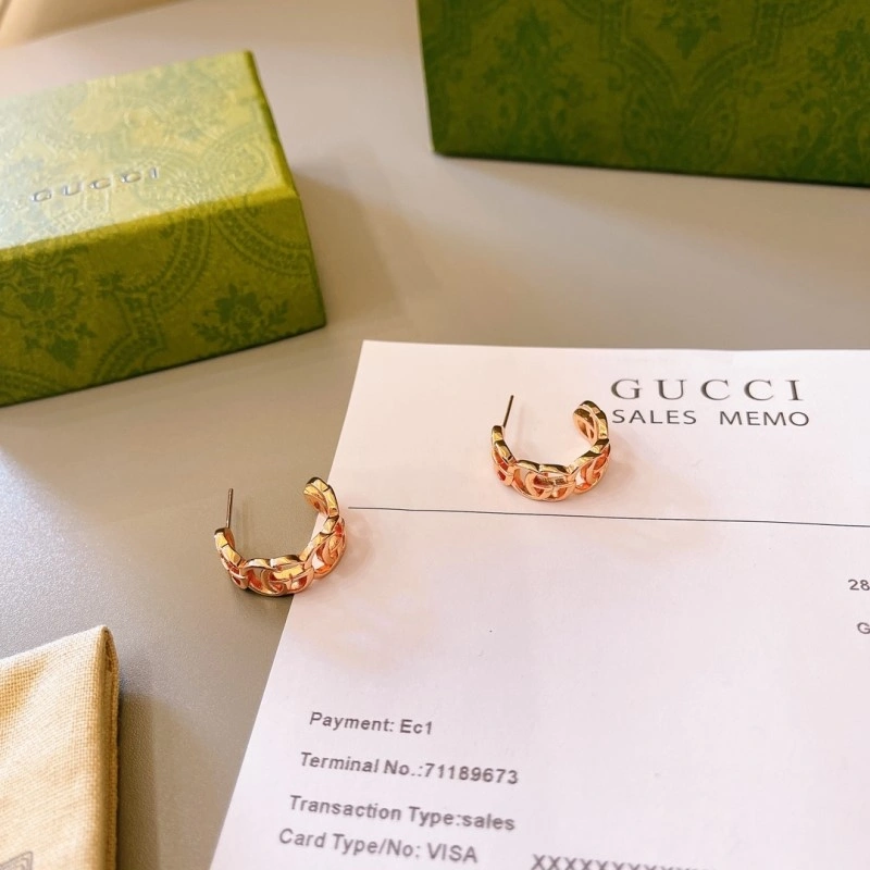 Gucci Earrings ZipUp 243180