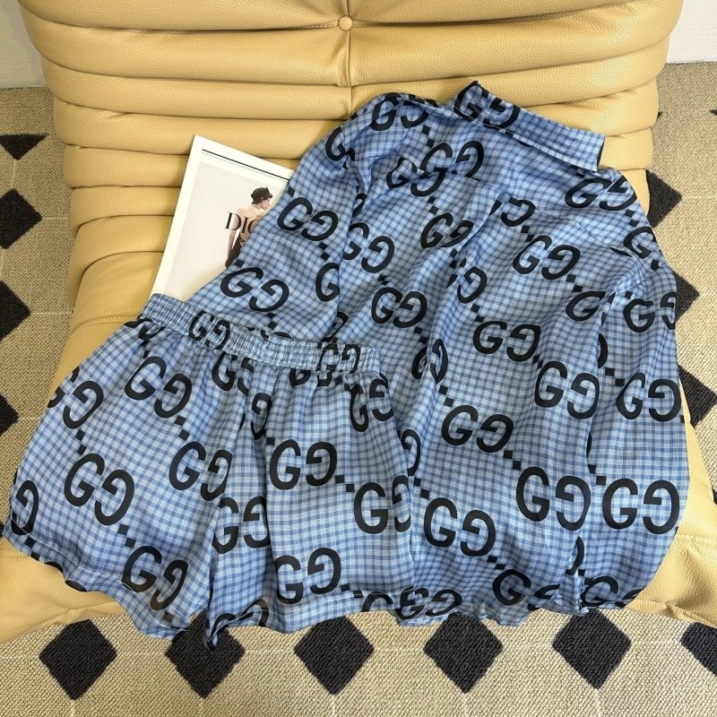 Gucci Long Suits Breathable 124664
