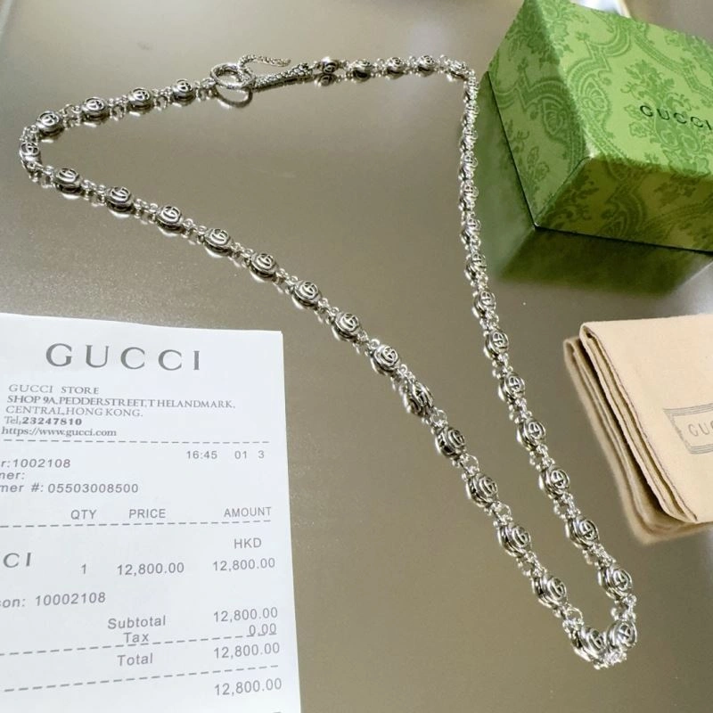 SmoothTexture Gucci Necklaces 245769