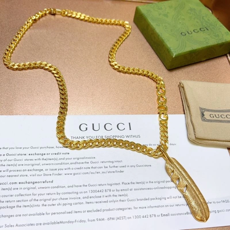 SmoothTexture Gucci Necklaces 245371