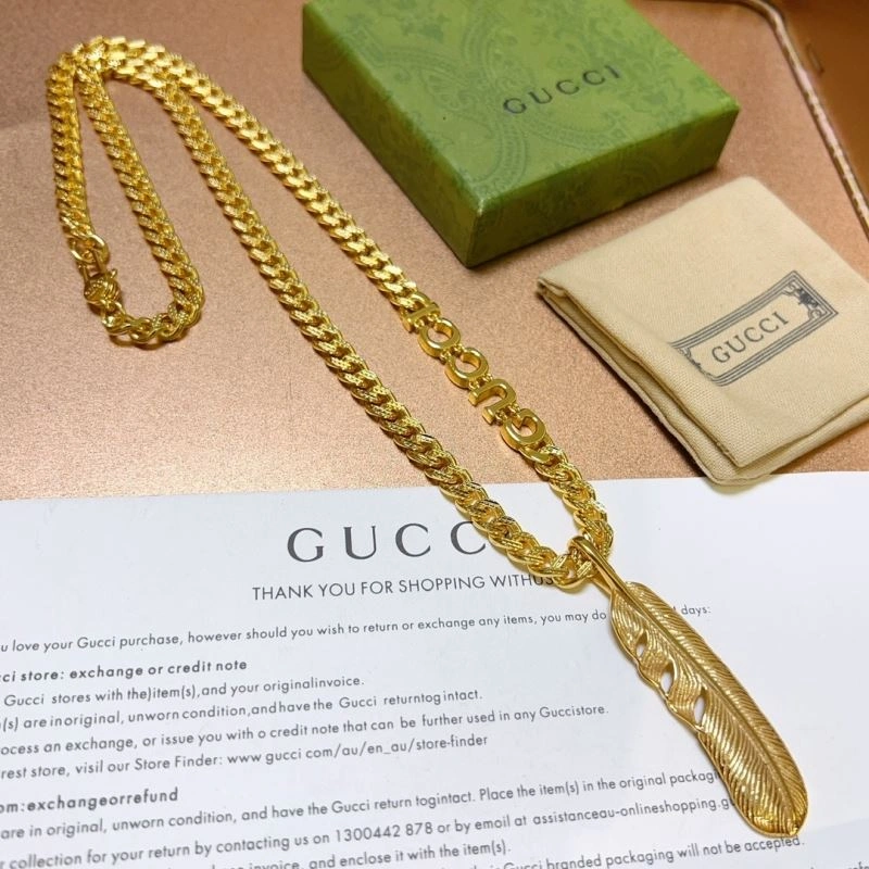 SmoothTexture Gucci Necklaces 245371