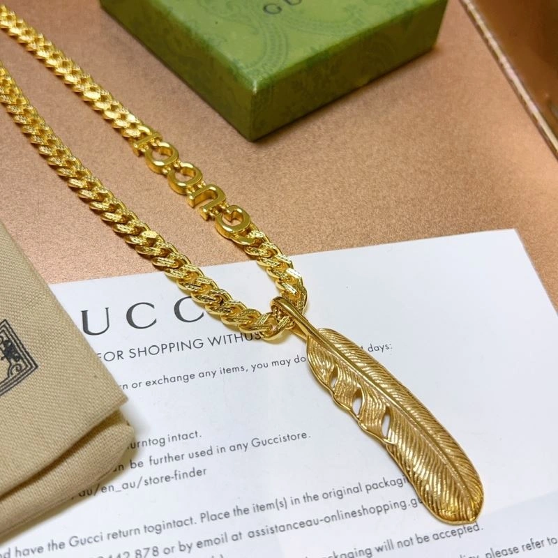 SmoothTexture Gucci Necklaces 245371
