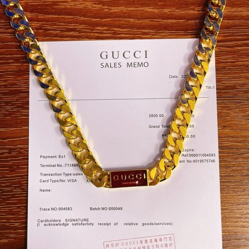 Gucci Necklaces SmoothTexture 244026