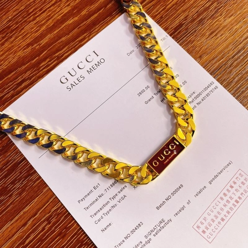 Gucci Necklaces SmoothTexture 244026