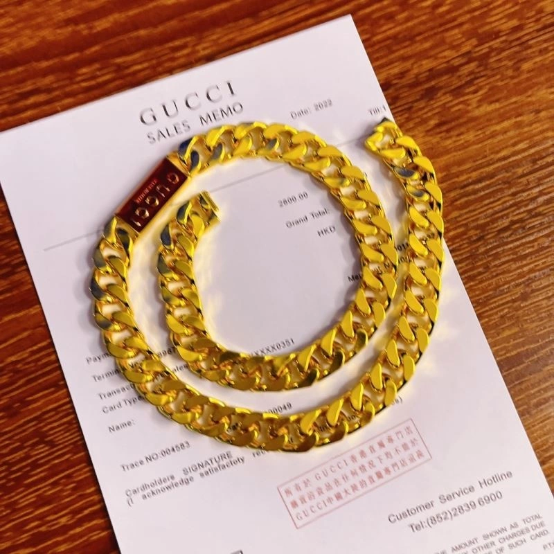 Gucci Necklaces SmoothTexture 244026