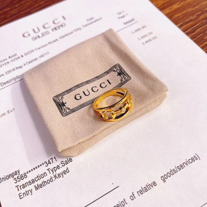 SmoothTexture Gucci Rings 244201