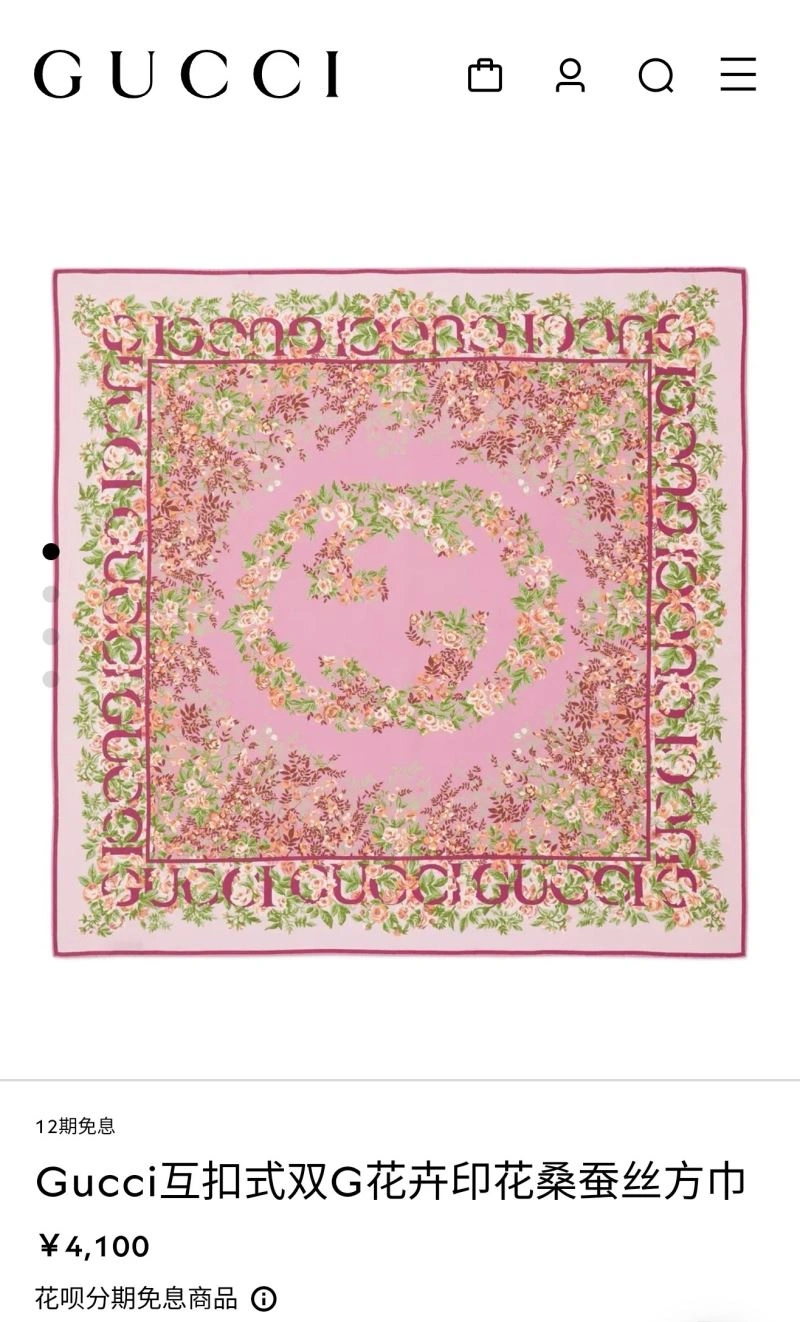 Soft Gucci Scarf 271813