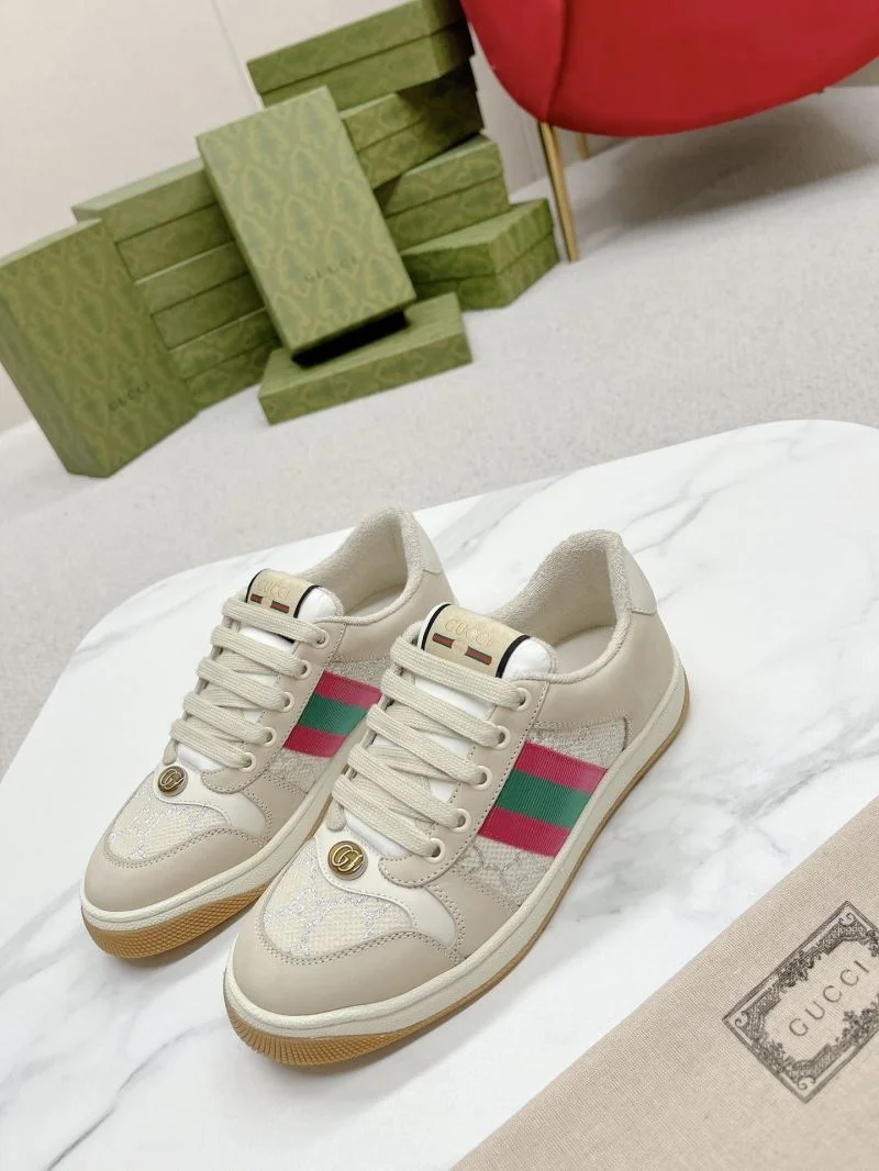 Breathable Gucci Screener Shoes 26031