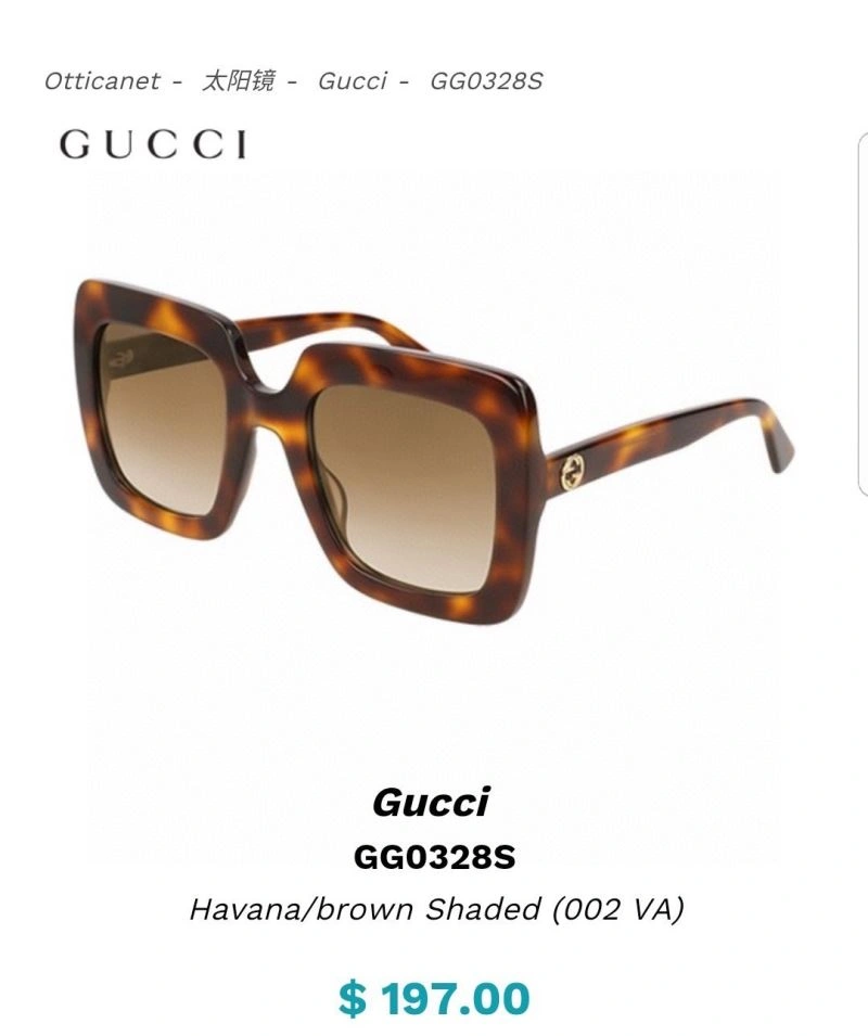 Gucci Sunglasses Bold 279993