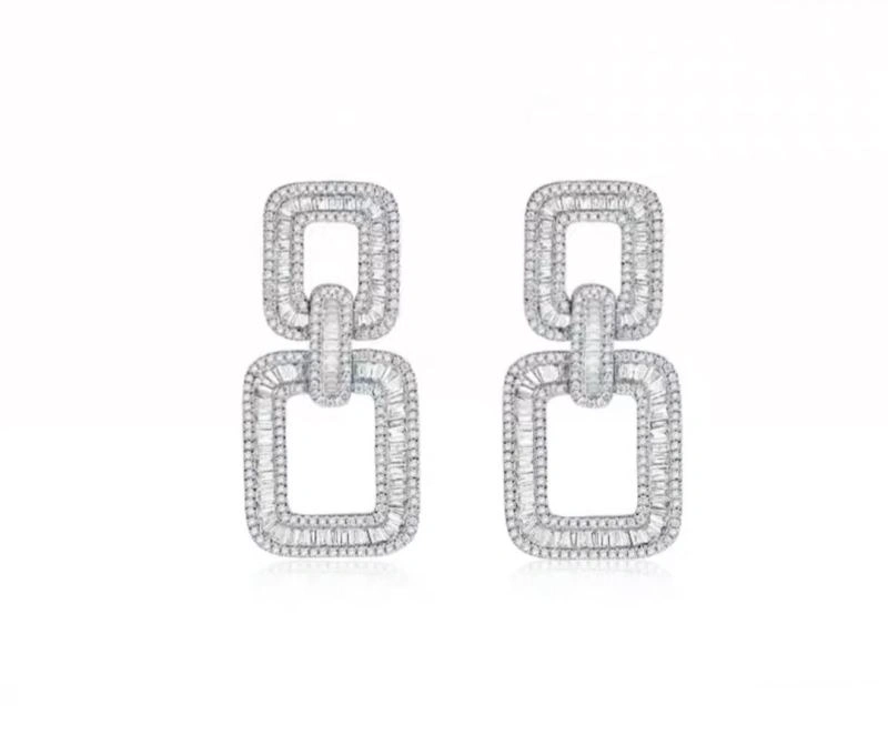 Harry Winston Earrings SmoothTexture 213456