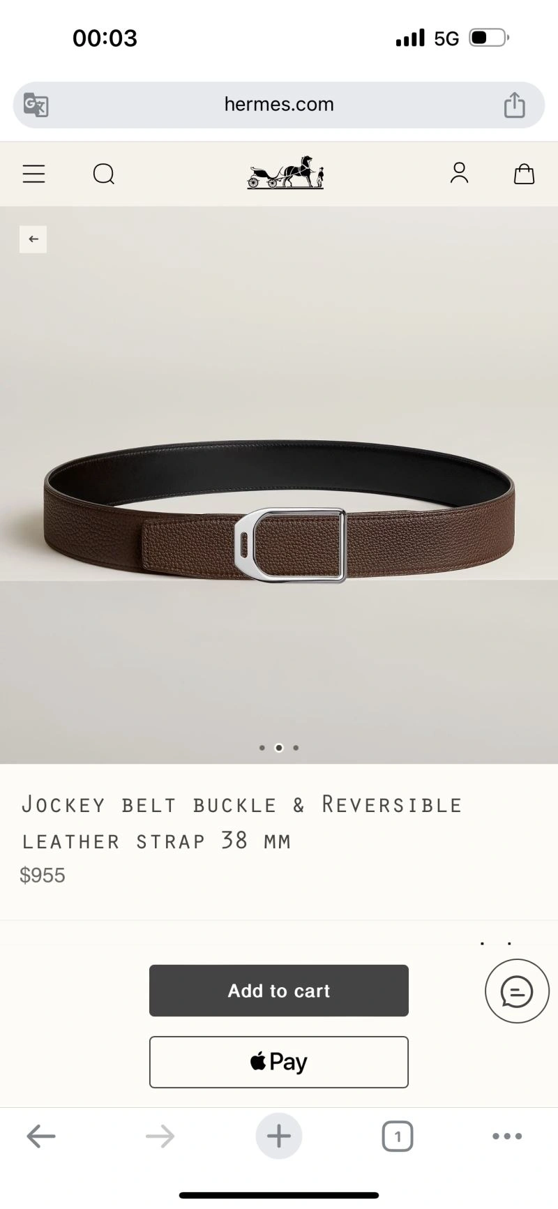 Refined Hermes Belts 296642