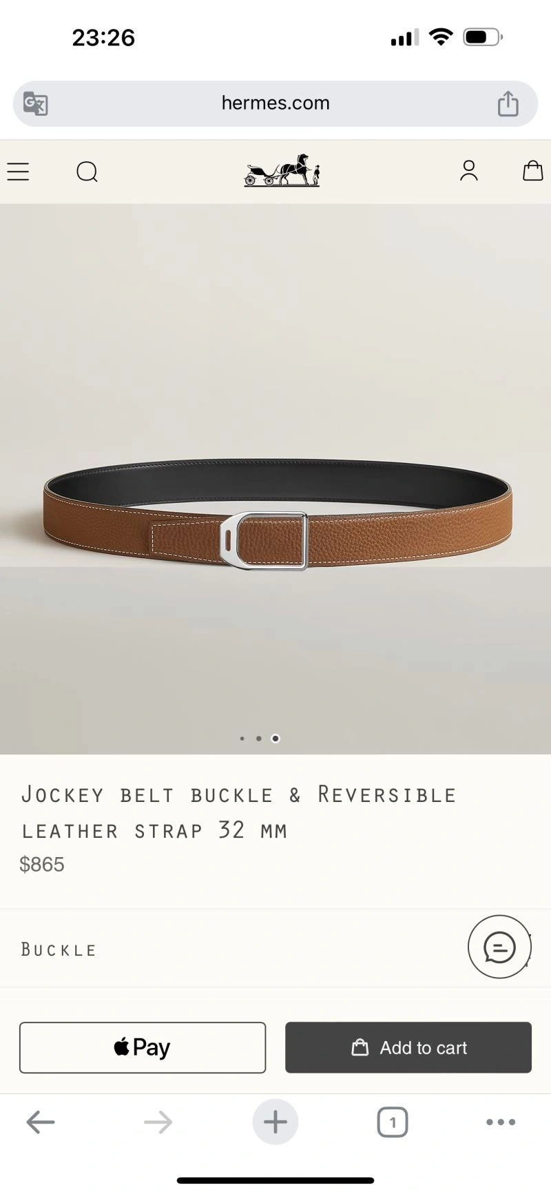 EasyCare Hermes Belts 296517