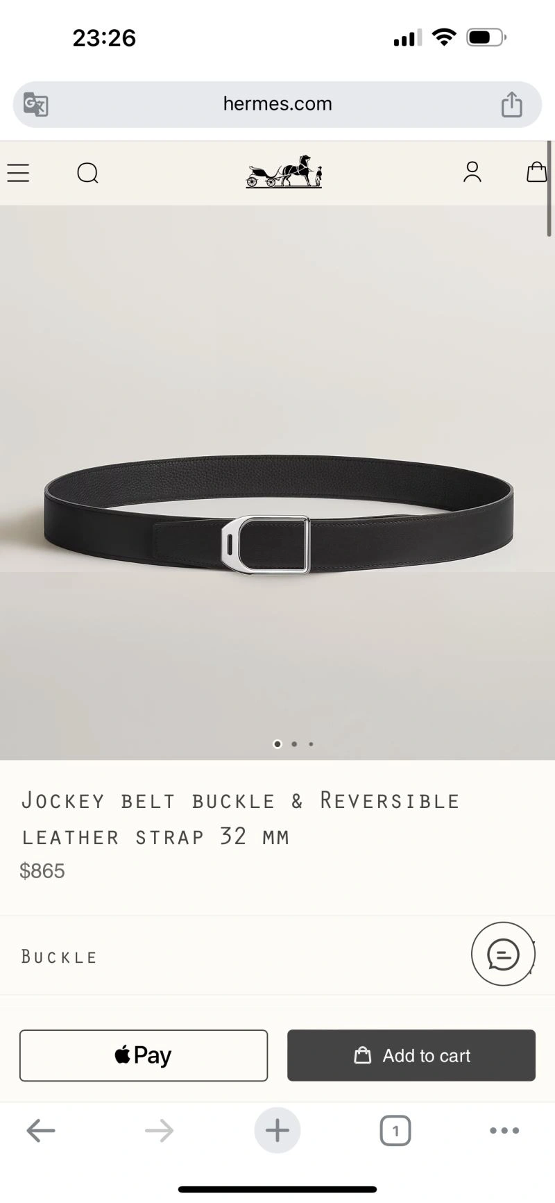 Hermes Belts Classic 296489