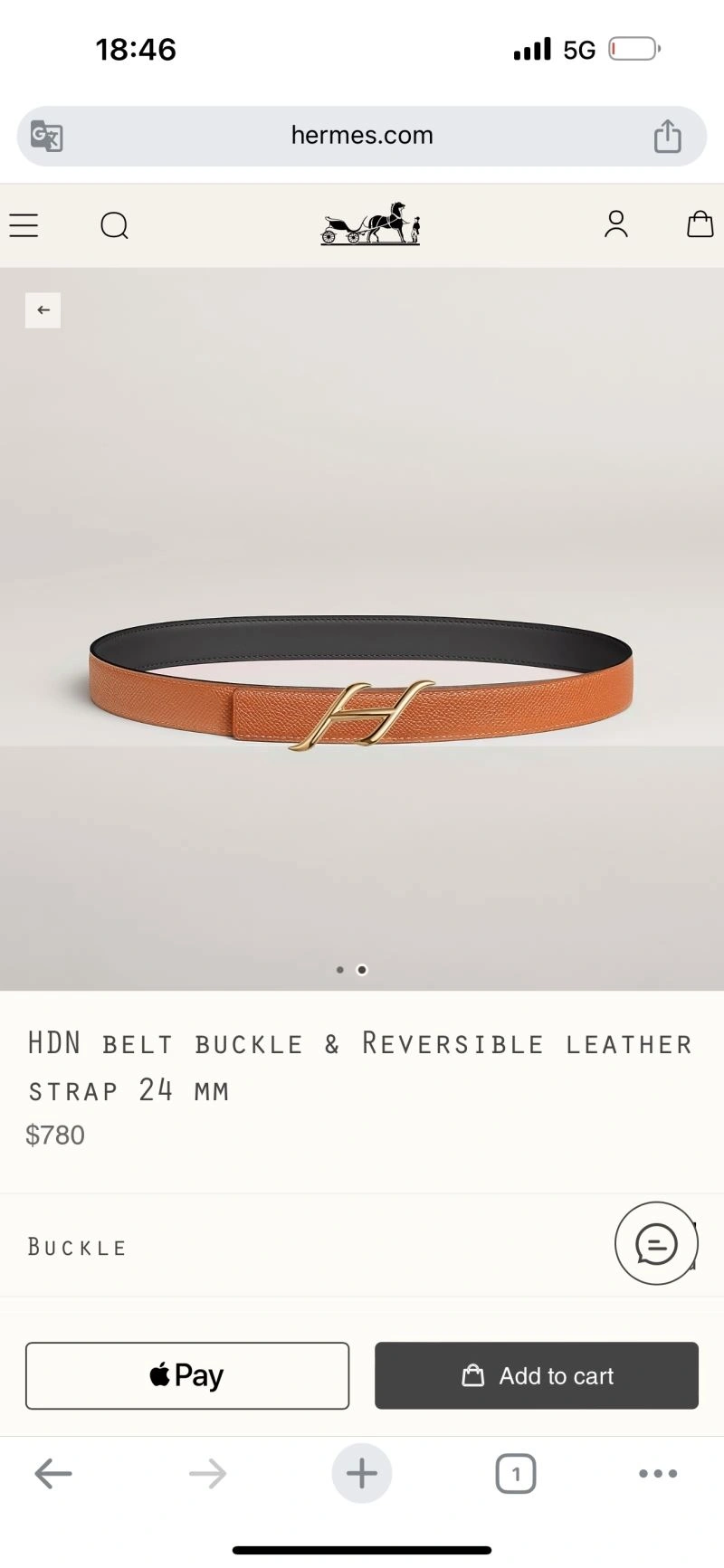 Bright Hermes Belts 296400