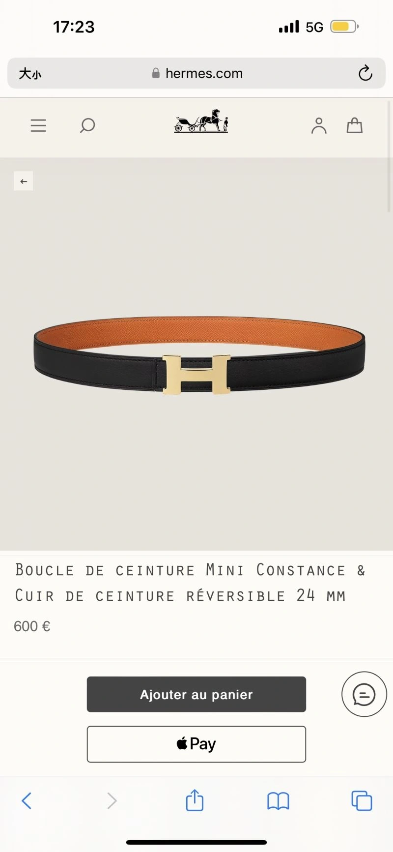 Hermes Belts Trendsetting 296359