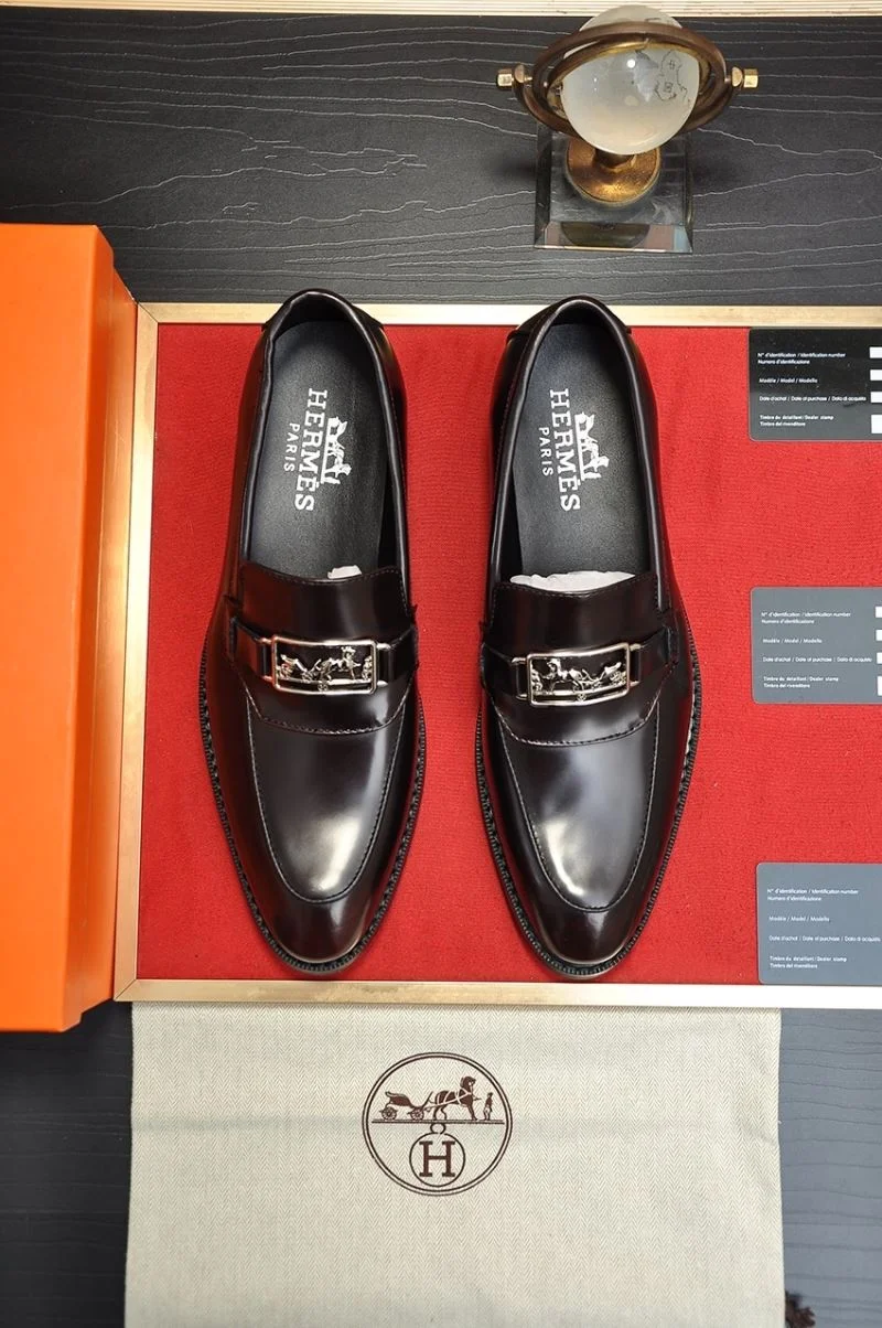 Bright Hermes Business Shoes 28010