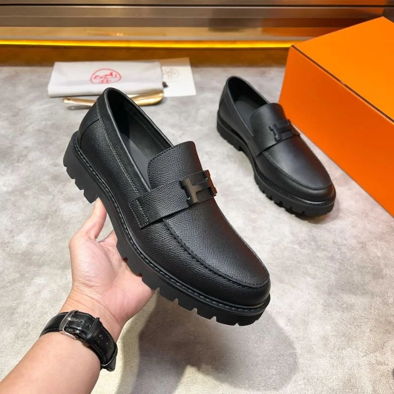 Stretchable Hermes Business Shoes 27963
